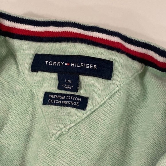 Tommy Hilfiger - Men’s Mint Green Sweater | Size Large - Picture 4 of 4